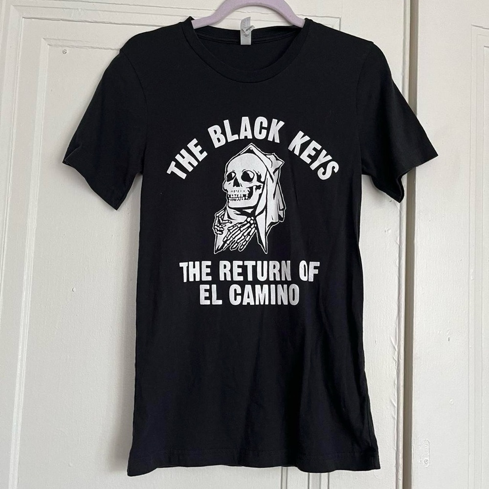 The Black Keys The Return of El Camino skull band tee